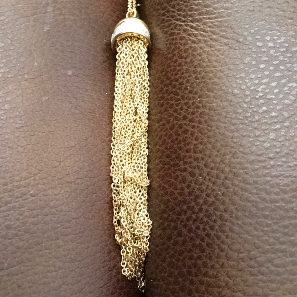 NWT, NIB, IMAN PLATINUM COLLECTION, 34”chain with double lobster claw clasp,Gold